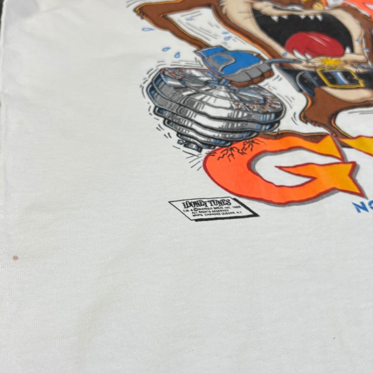 【LOONEY TUNES （TAZ'S GYM）】ルーニーテューンズ タズマニアンデビル Vintage Tシャツ XL