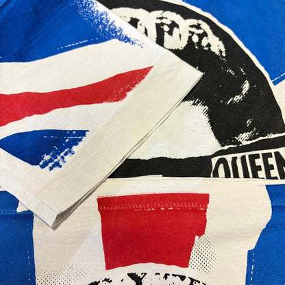 【SEX PISTOLS】セックスピストルズ GOD SAVE THE QUEEN オールオーバープリント Vintage 90s Tシャツ XL相当