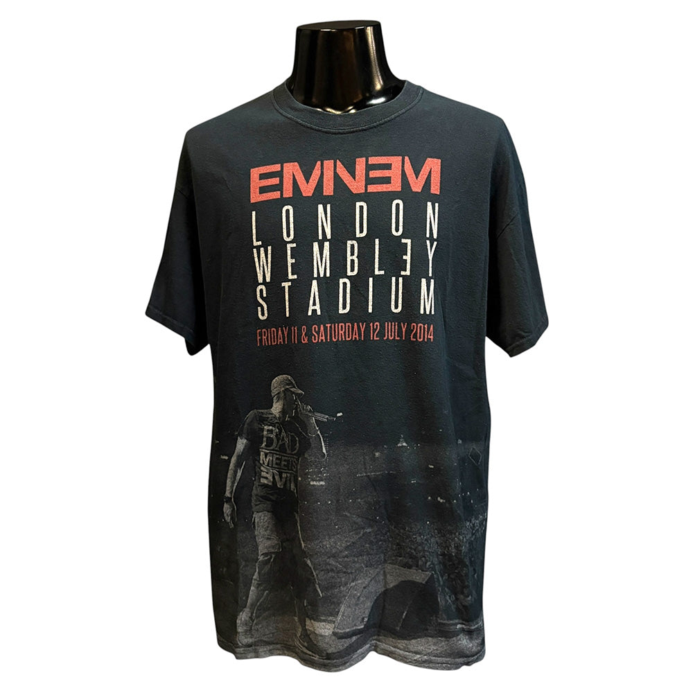 【EMINEM】エミネム LONDON WEMBLEY STADIUM TOUR 2014 Tシャツ L