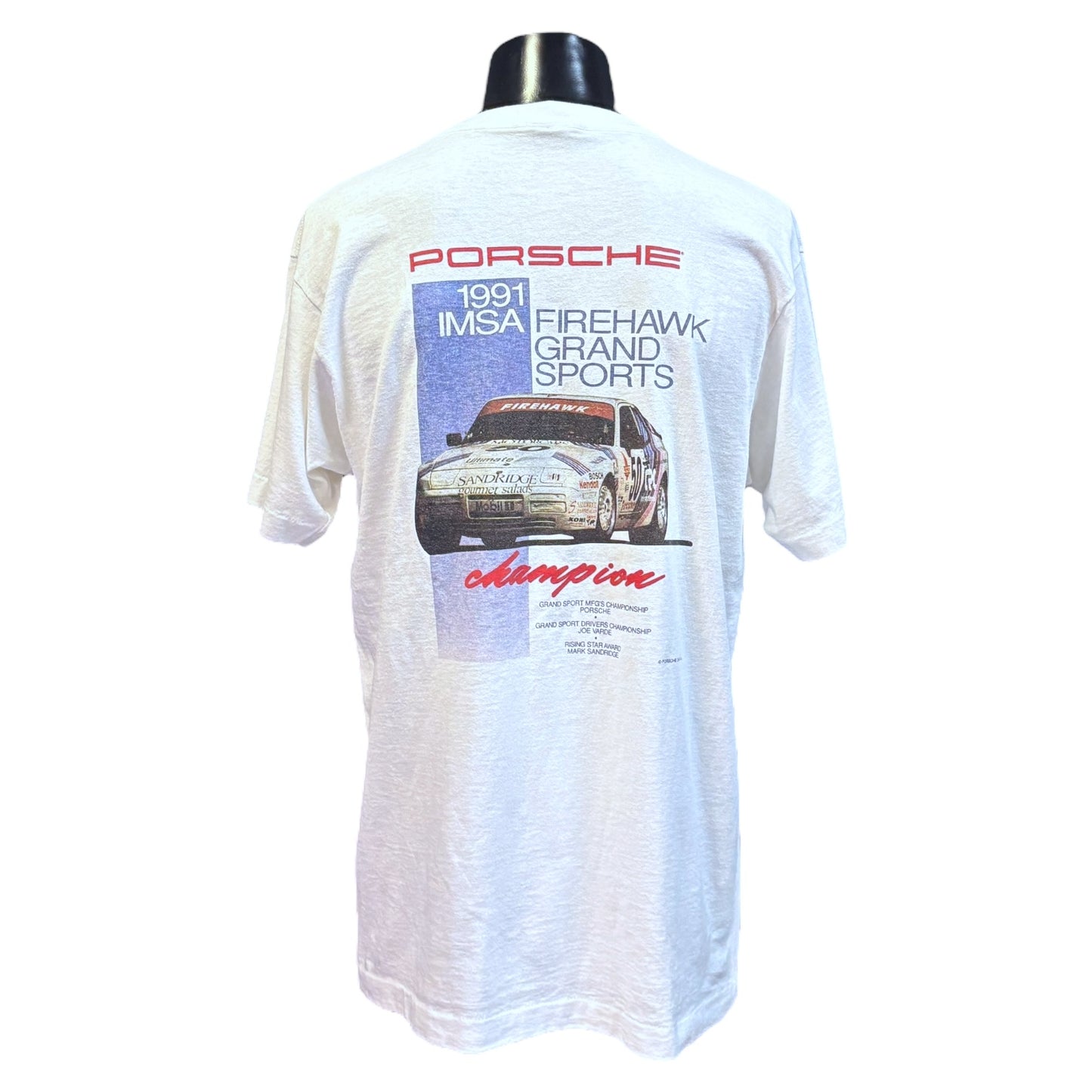 [PORSCHE] Porsche 90's Vintage Corporate T-Shirt, Size L