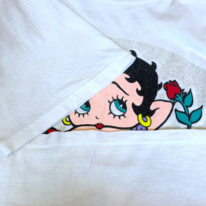 BETTY BOOP BETTY'S BED OF ROSES! Vintage T-shirt, size XL