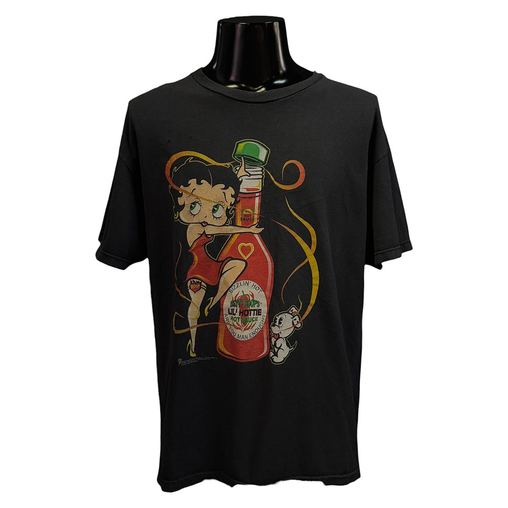 【BETTY BOOP】ベティブープ HOT SAUCE FITS Tシャツ L