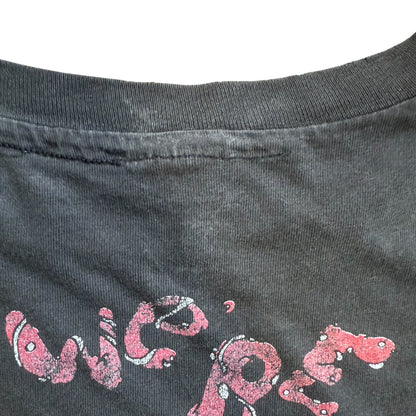 [ALICE IN WONDERLAND] Alice in Wonderland Cheshire Cat We're All Mad Here Vintage T-shirt XL