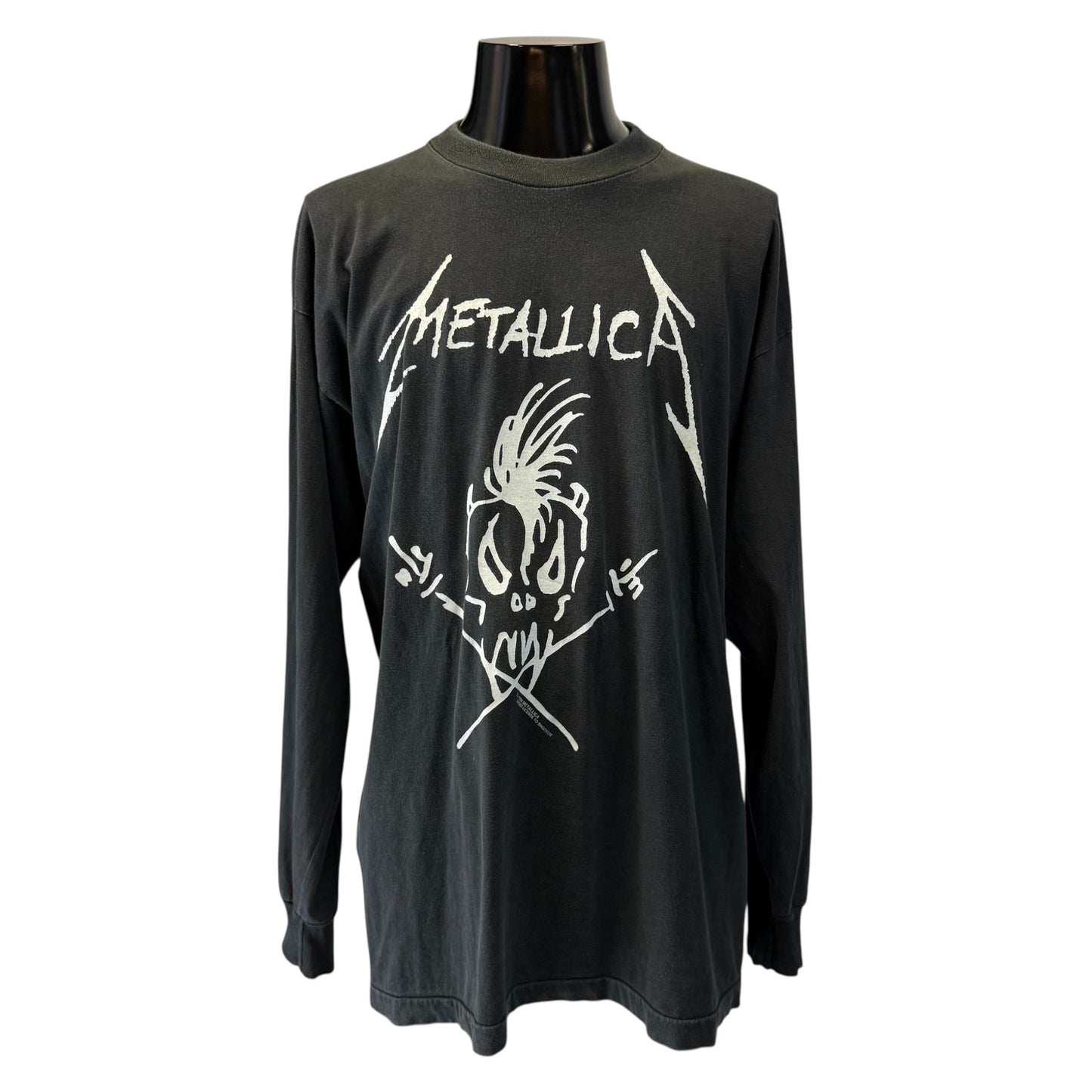 【METALLICA】メタリカ NOWHERE ELSE TO ROAM EUROPE TOUR ’93 Vintage ロングTシャツ XL相当