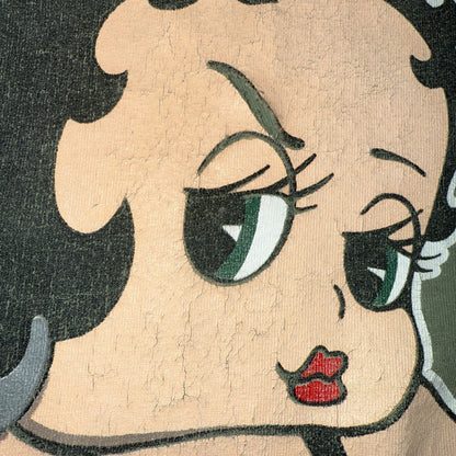 【BETTY BOOP】ベティ・ブープ "CAMO PANTS / GIRLS RULE" 90's Vintage Tシャツ