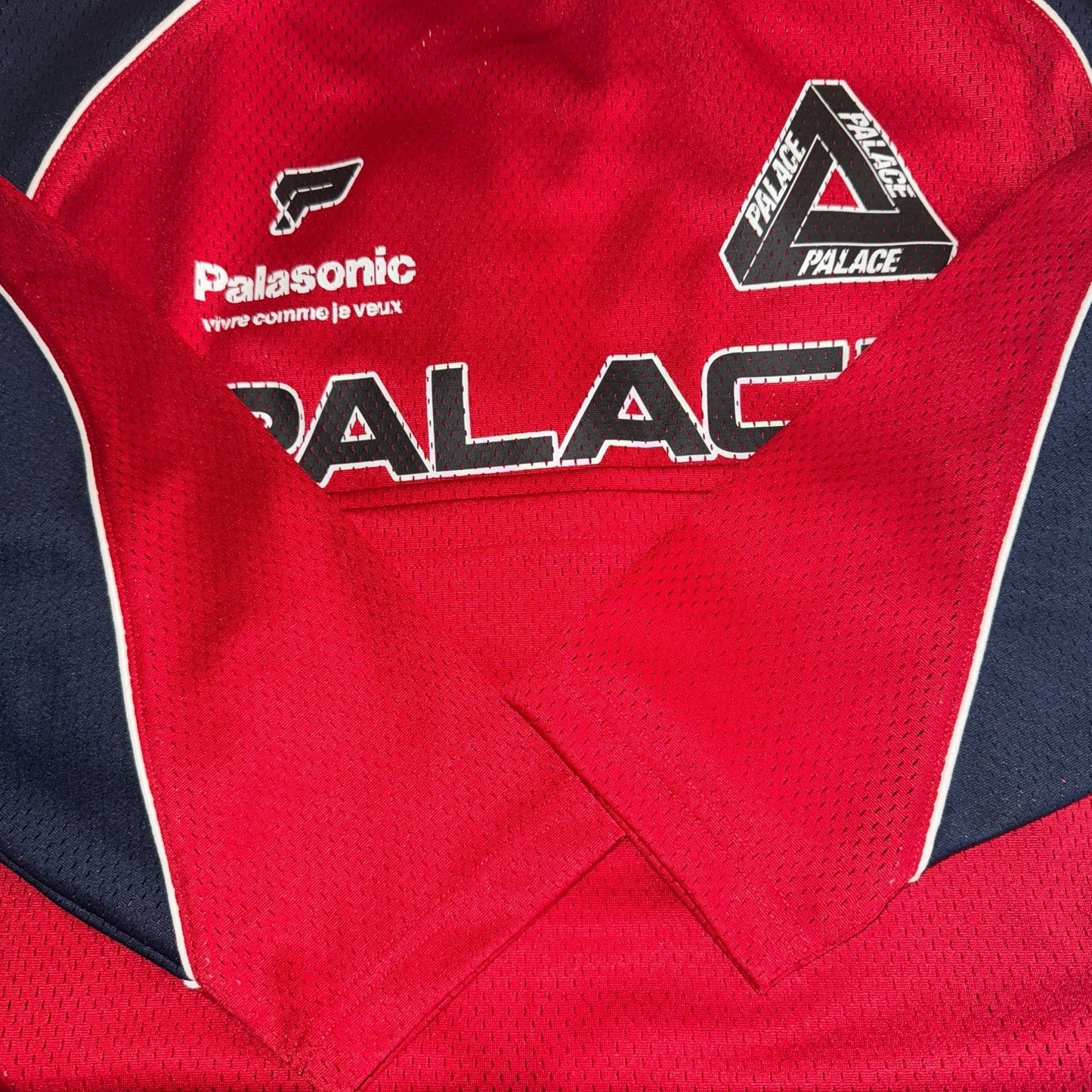 [PALACE] Palace "PALASONIC" Long Sleeve Mesh Shirt, Size M