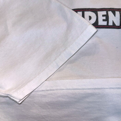 [INDEPENDENT] Independent Box Logo T-Shirt, White, Size XL