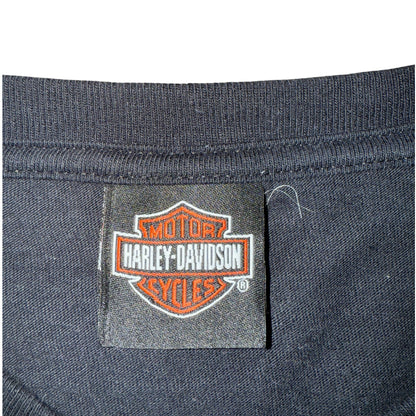 【HARLEY DAVIDSON】ハーレーダビッドソン  MID-OHIO HARLEY-DAVIDSON INC.2005コピーライト ロングスリーブTシャツ