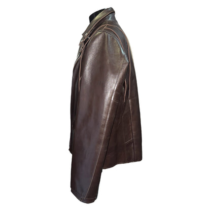 [sacai] Sacai Leather Jacket, Brown, Size 2