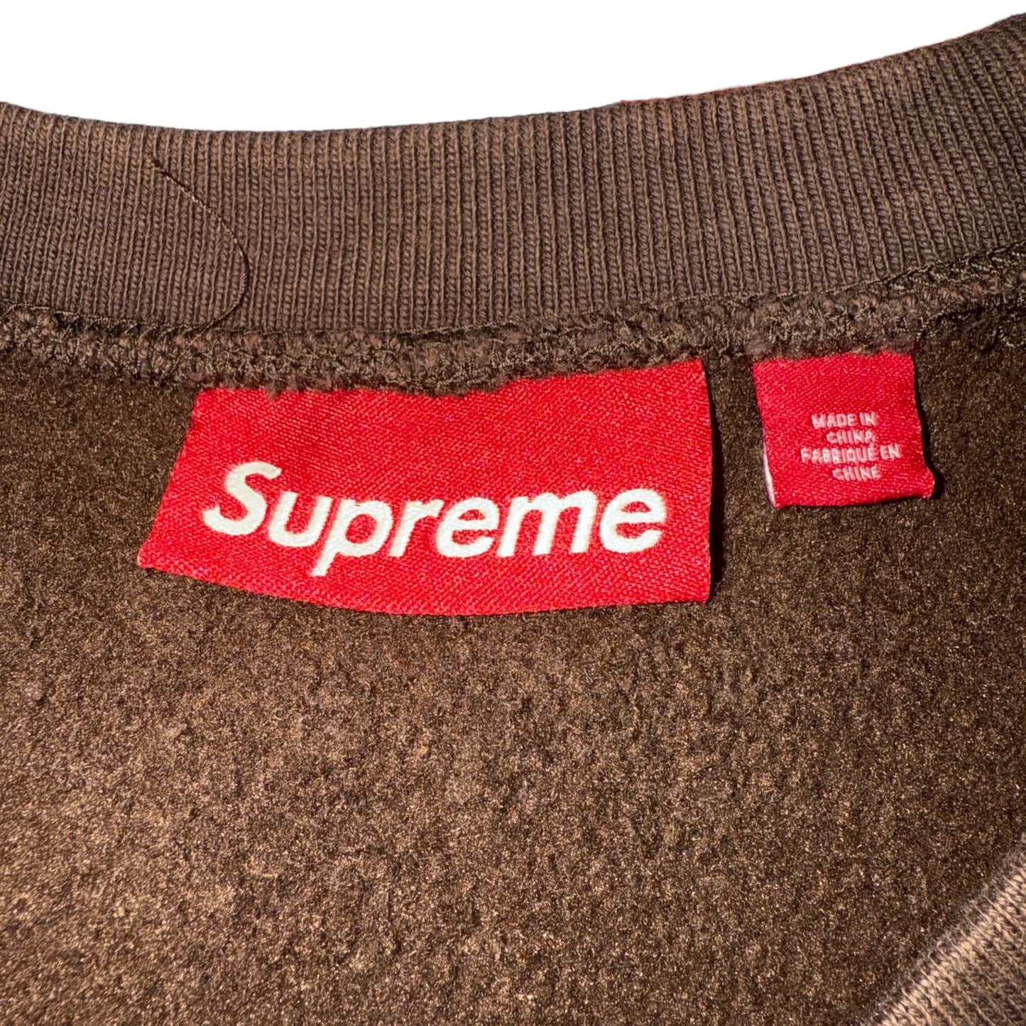 [SUPREME] Supreme Washed Box Logo Crewneck