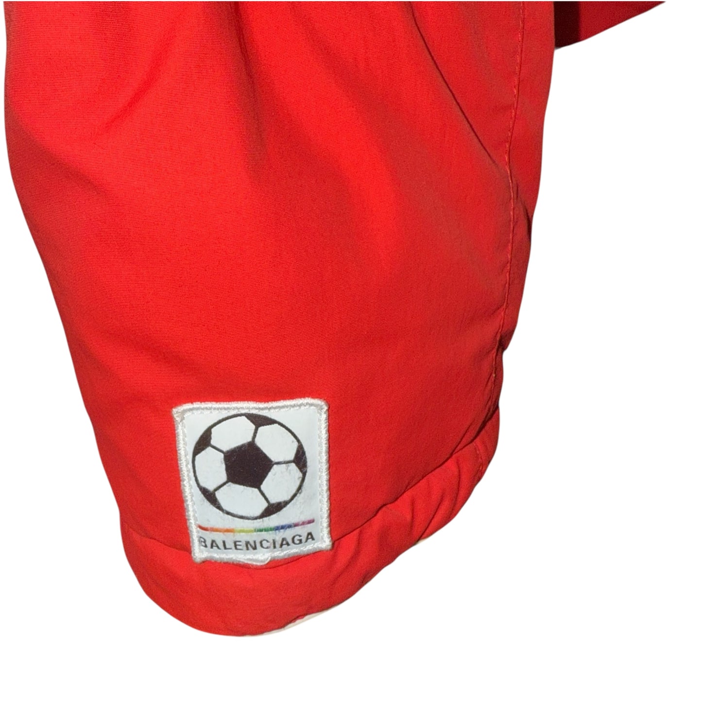 [BALENCIAGA] Balenciaga “FOOTBALL PRINT” logo down jacket