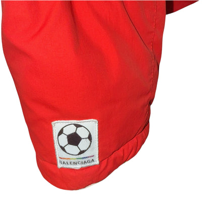 [BALENCIAGA] Balenciaga “FOOTBALL PRINT” logo down jacket