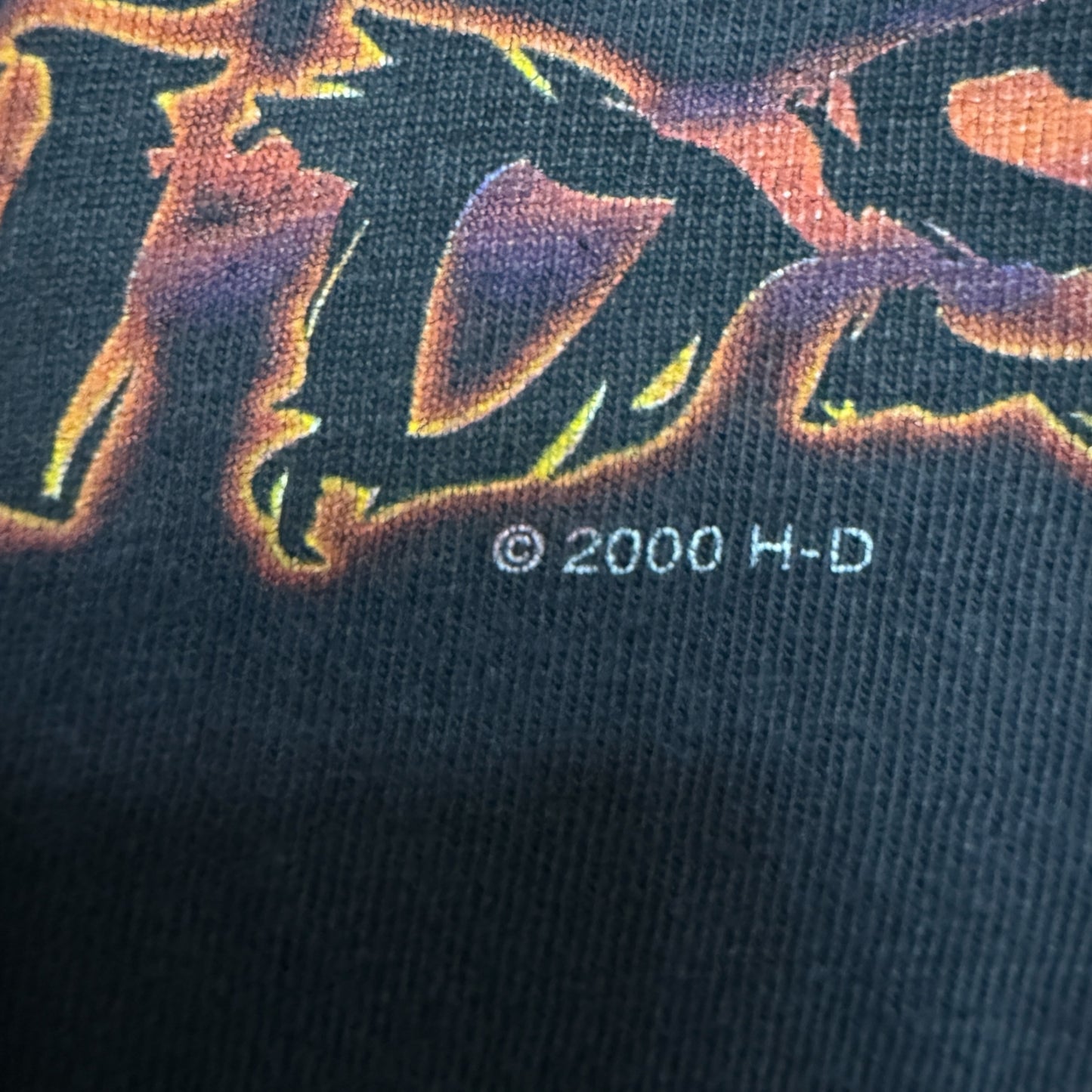 【HARLEY-DAVIDSON】ハーレーダビッドソン 2000コピーライト Tシャツ