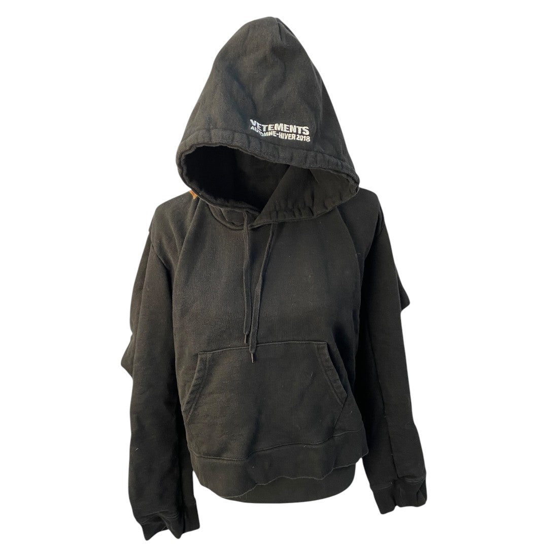 【VETEMENTS】ヴェトモン プルオーバーロゴパーカー/レディース/レディース/ S