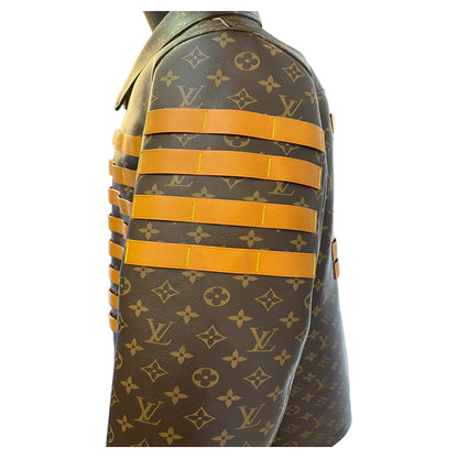 【LOUIS VUITTON】ルイ・ヴィトン ×Virgil Abloh（ヴァージル）22SS モノグラム総柄ミリタリージャケット L