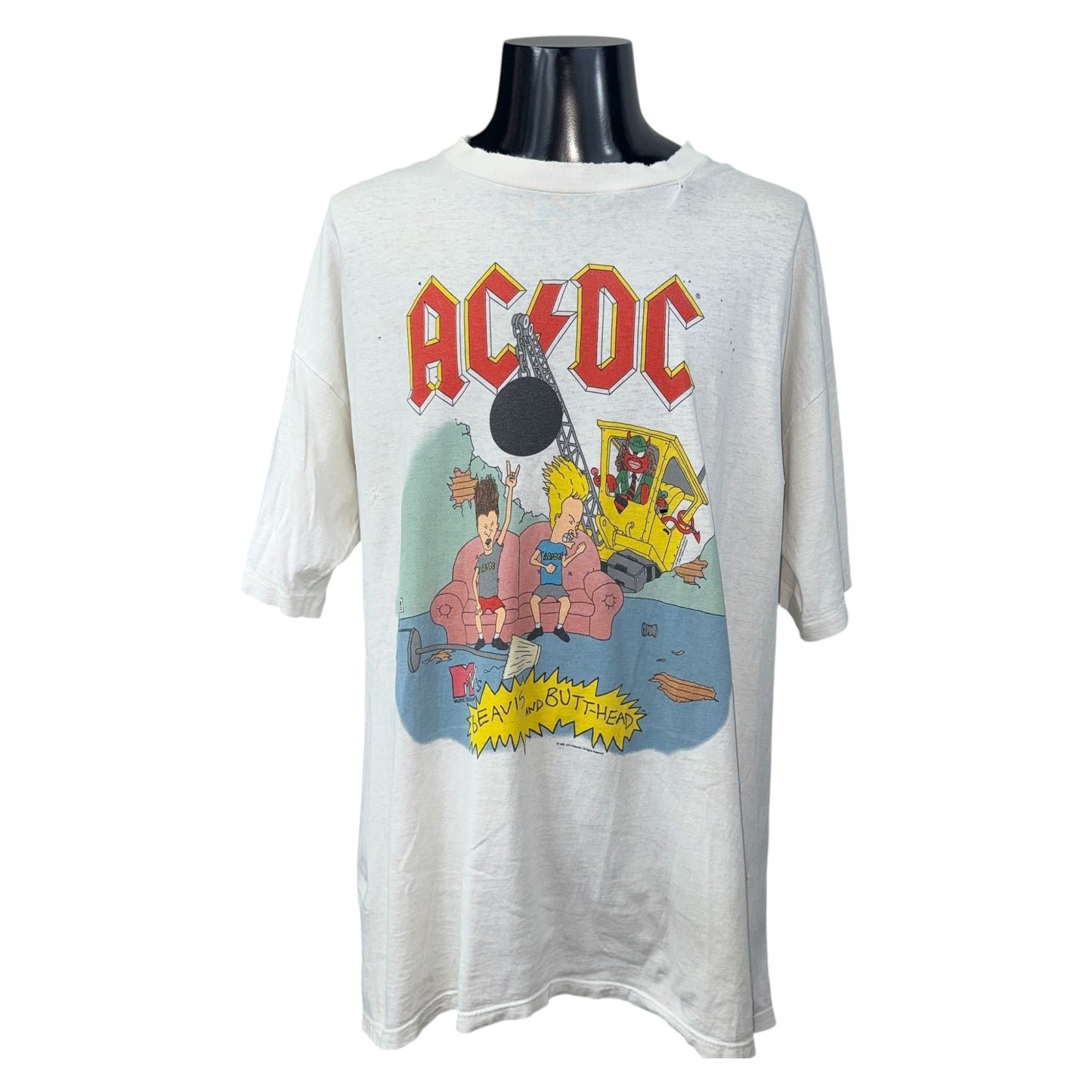 AC/DC Beavis &amp; Butt-Head 1996 Tour T-Shirt