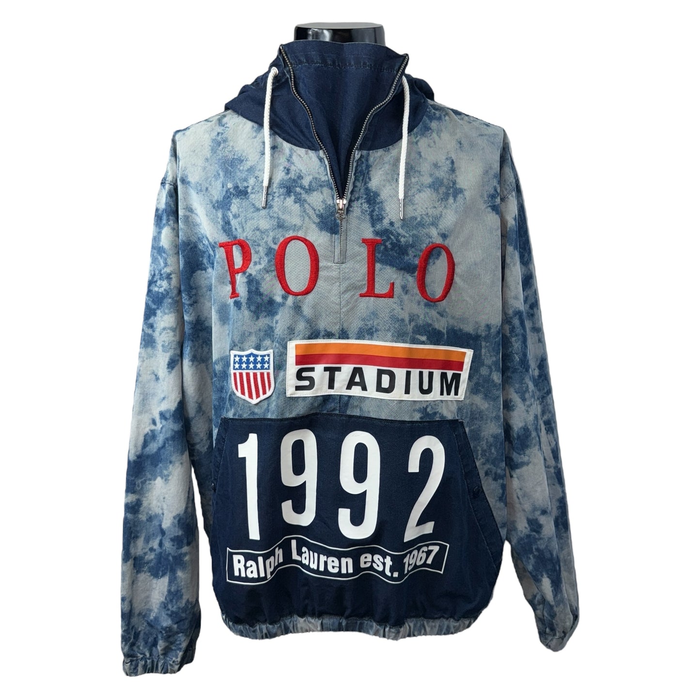 【POLO RALPH LAUREN】ポロラルフローレン "STADIUM 1992 " アノラックパーカー M