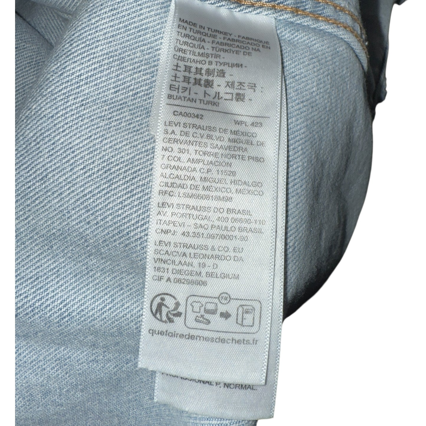 [ERLxLevi's] ERL Levi's 23AW Overshirt Woven Denim Shirt (Size XL)