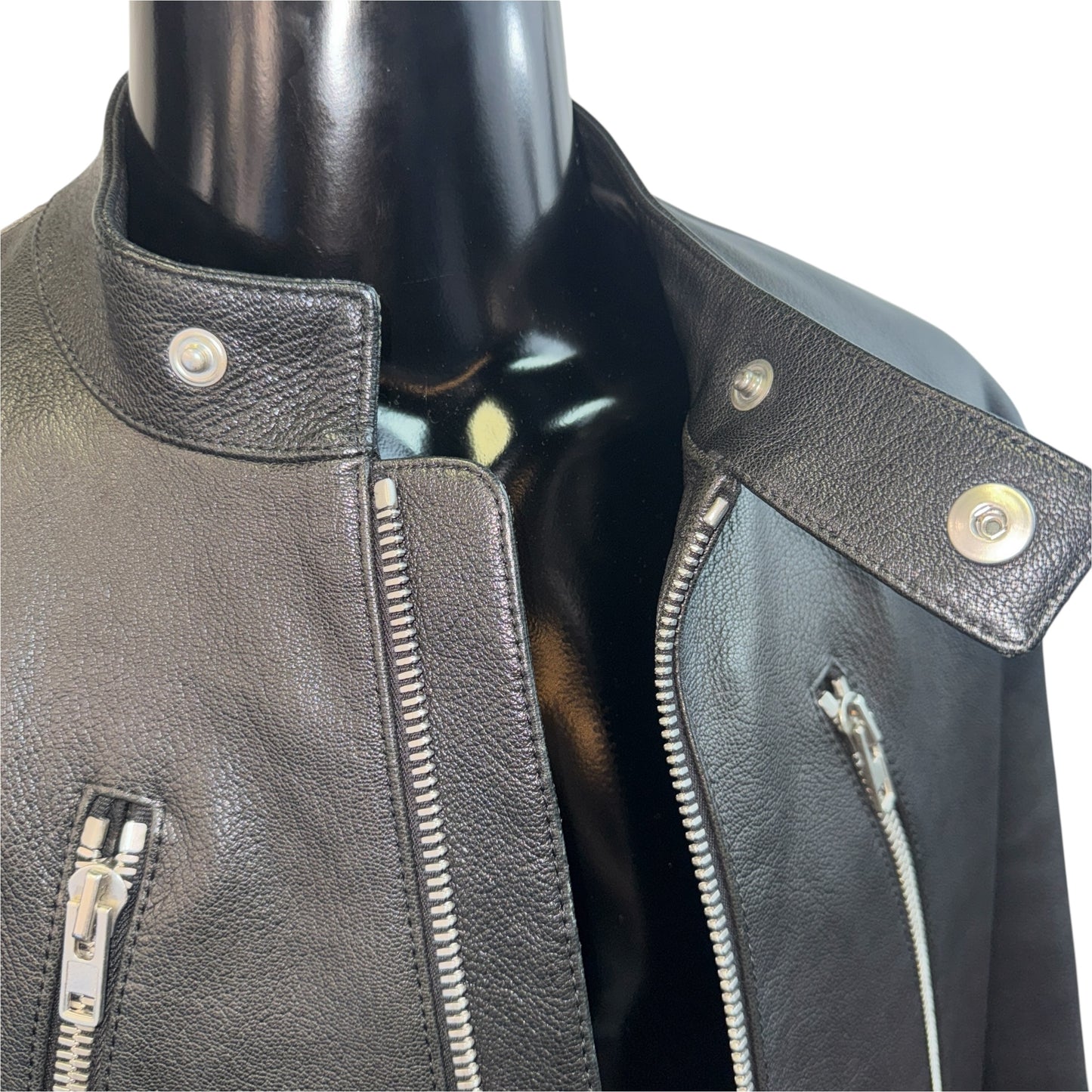 [MAISON MARGIELA] Maison Margiela 5-zip Leather Jacket 50