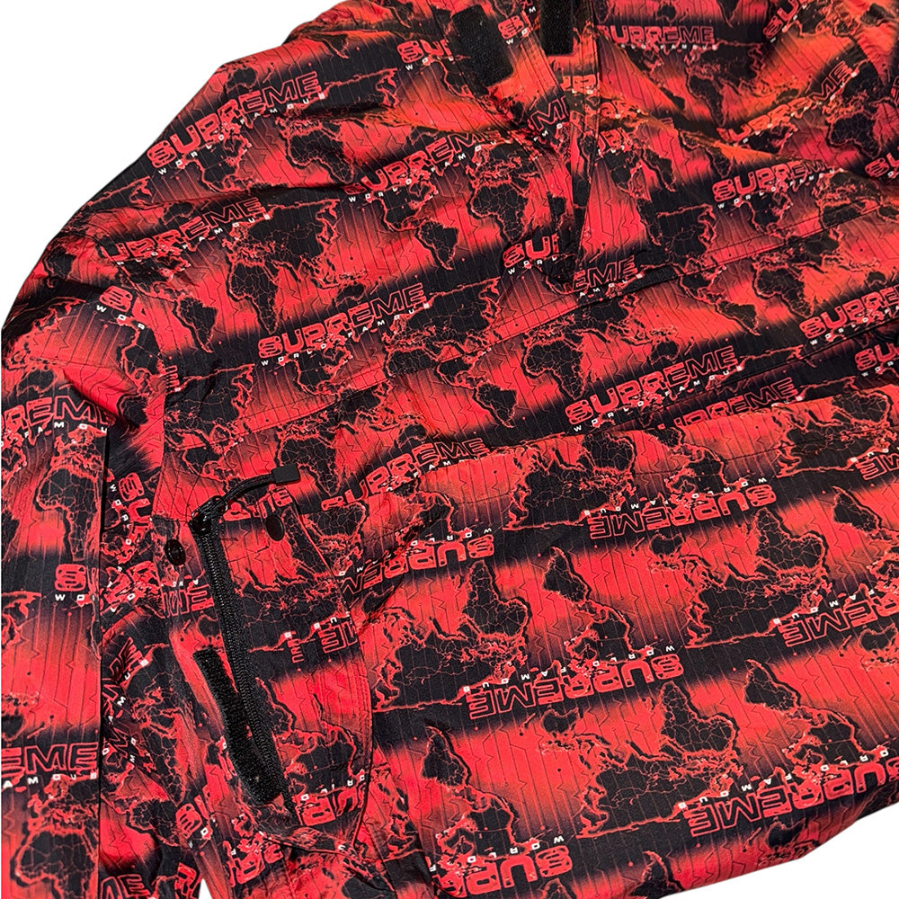 [SUPREME] Supreme 18SS World Famous Taped Hooded Nylon Jacket