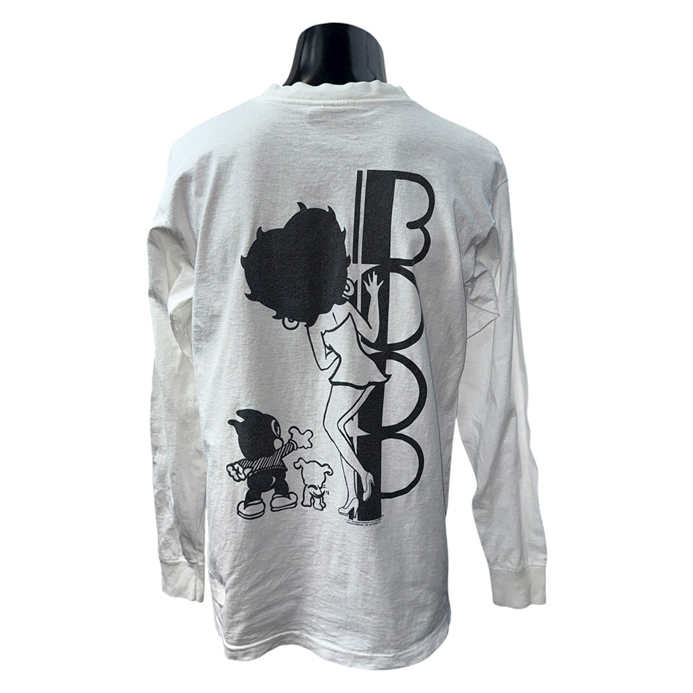[BETTY BOOP] Betty Boop 90's Vintage Long Sleeve T-Shirt