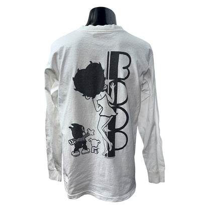 [BETTY BOOP] Betty Boop 90's Vintage Long Sleeve T-Shirt