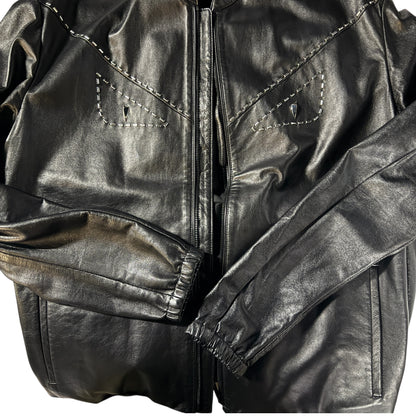 [FENDI] Fendi "BAG BUGS" Leather Jacket
