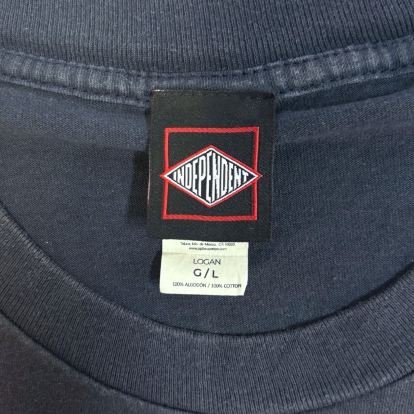 【INDEPENDENT】インディペンデント ネームロゴ Vintage Tシャツ L（XL相当）
