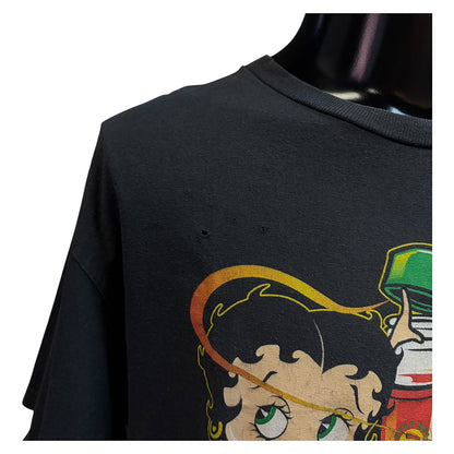 【BETTY BOOP】ベティブープ HOT SAUCE FITS Tシャツ L
