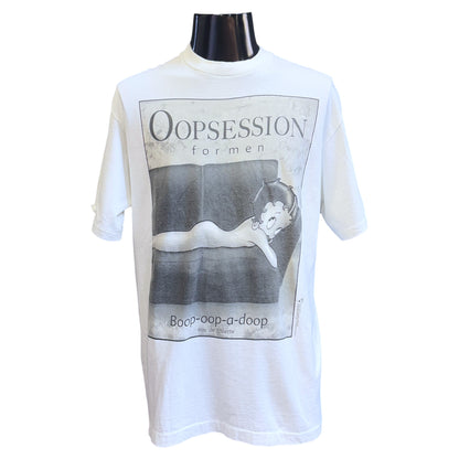 [BETTY BOOP] Betty Boop OOPSESSION FOR MEN Vintage T-shirt L