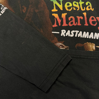 【BOB MARLEY】ボブ・マーリー "RASTAMAN FOREVER LOVING JAH" 90's Vintage ロングスリーブTシャツ