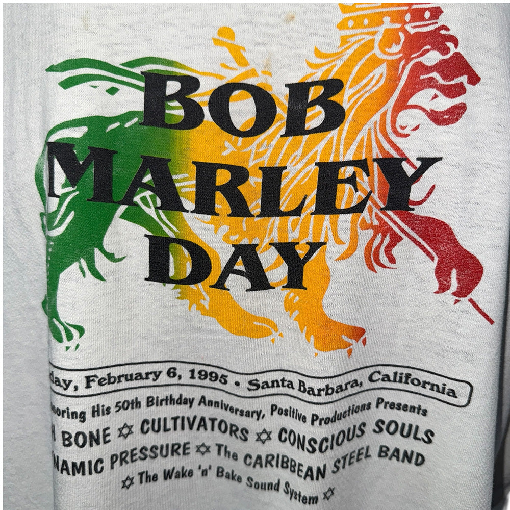 [BOB MARLEY] Bob Marley 50th Anniversary Vintage T-shirt XL