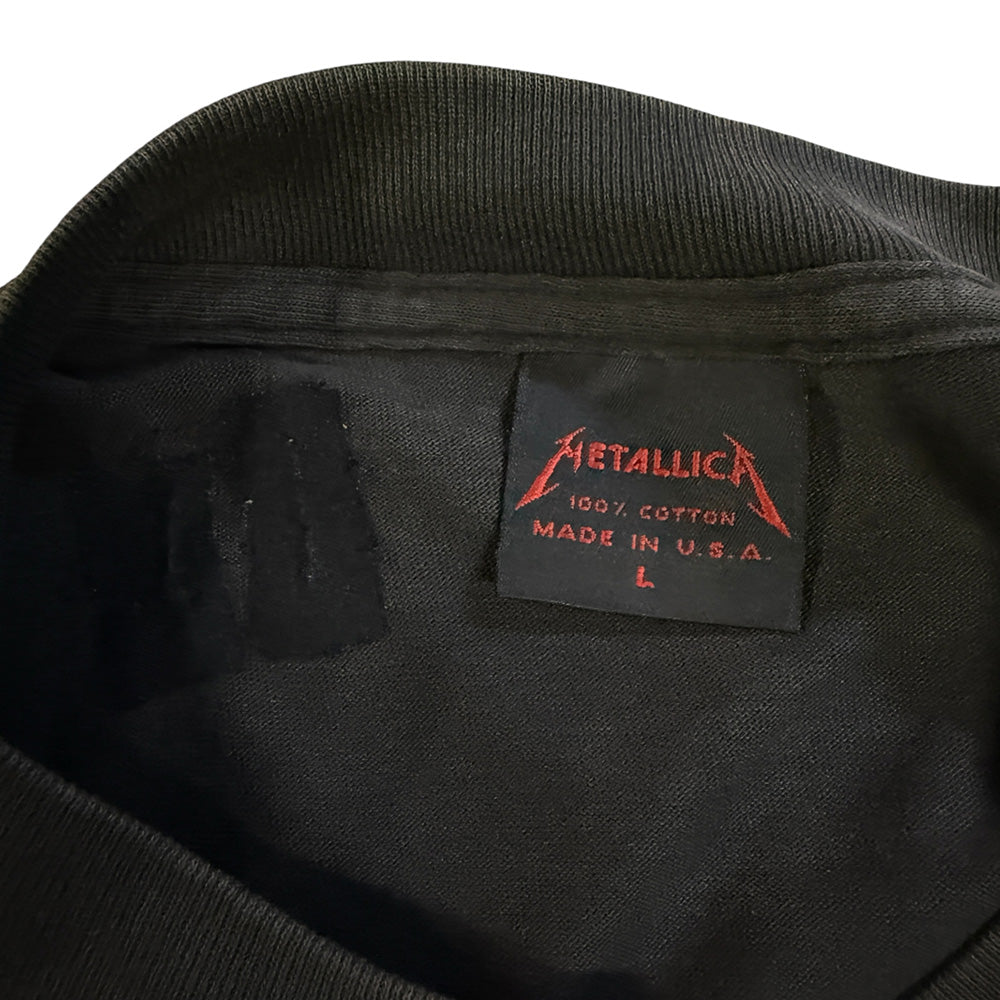 【METALLICA】メタリカ "Enter Sandman Off to Never Land Tour '91-'92" 90's Vintage Tシャツ L