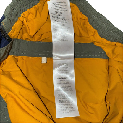 [GUCCI x THE NORTH FACE] Gucci x The North Face two-tone nylon pants, size L