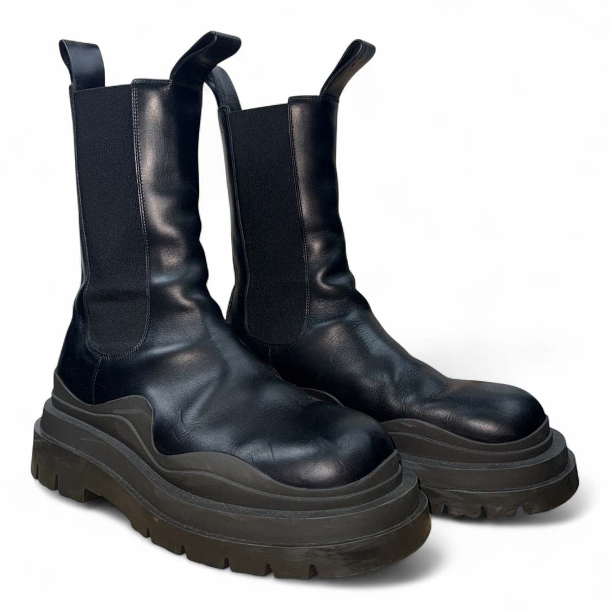 [BOTTEGA VENETA] Bottega Veneta Side Gore Tire Chelsea Boots Size 41