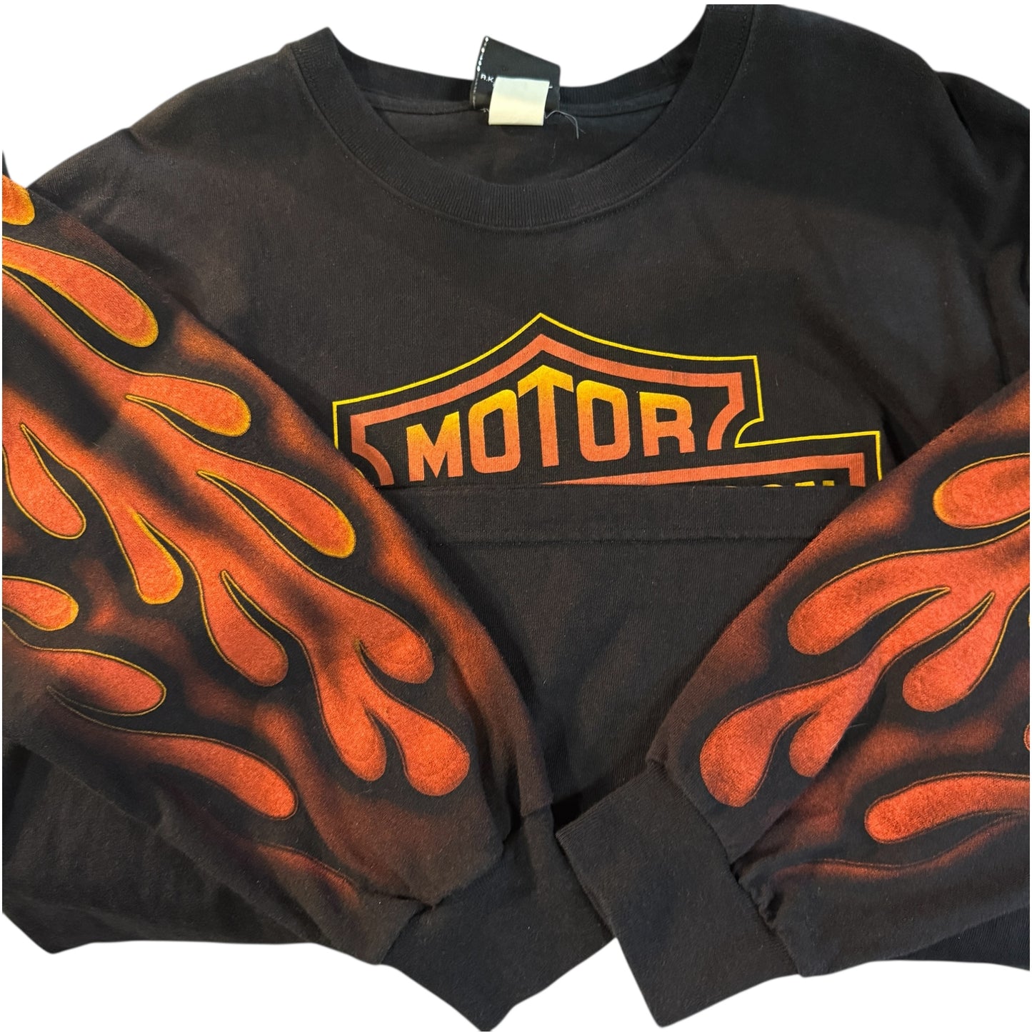 【HARLEY DAVIDSON】ハーレーダビッドソン  MID-OHIO HARLEY-DAVIDSON INC.2005コピーライト ロングスリーブTシャツ