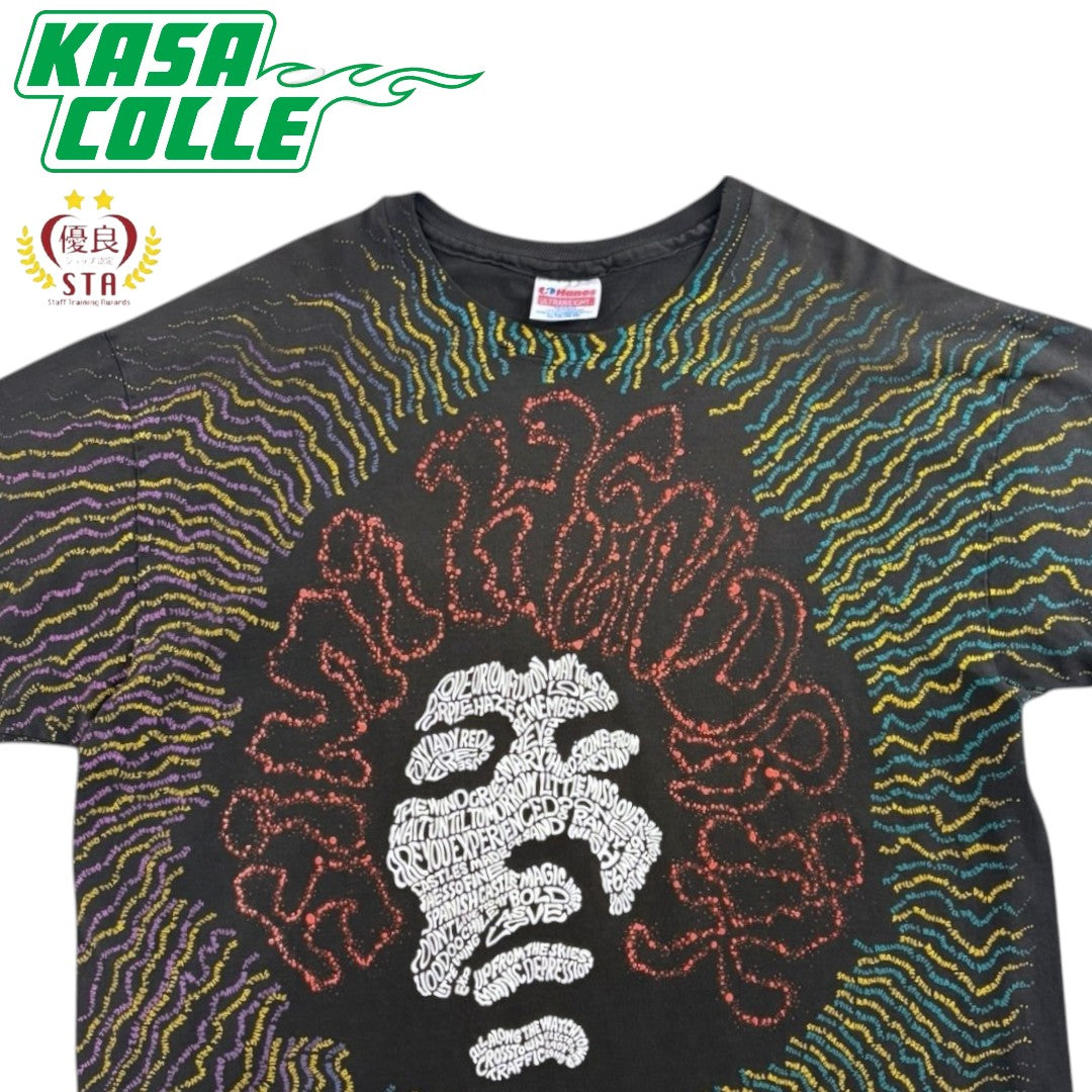 [JIMI HENDRIX] Jimi Hendrix 90's Vintage Overprint T-Shirt XL