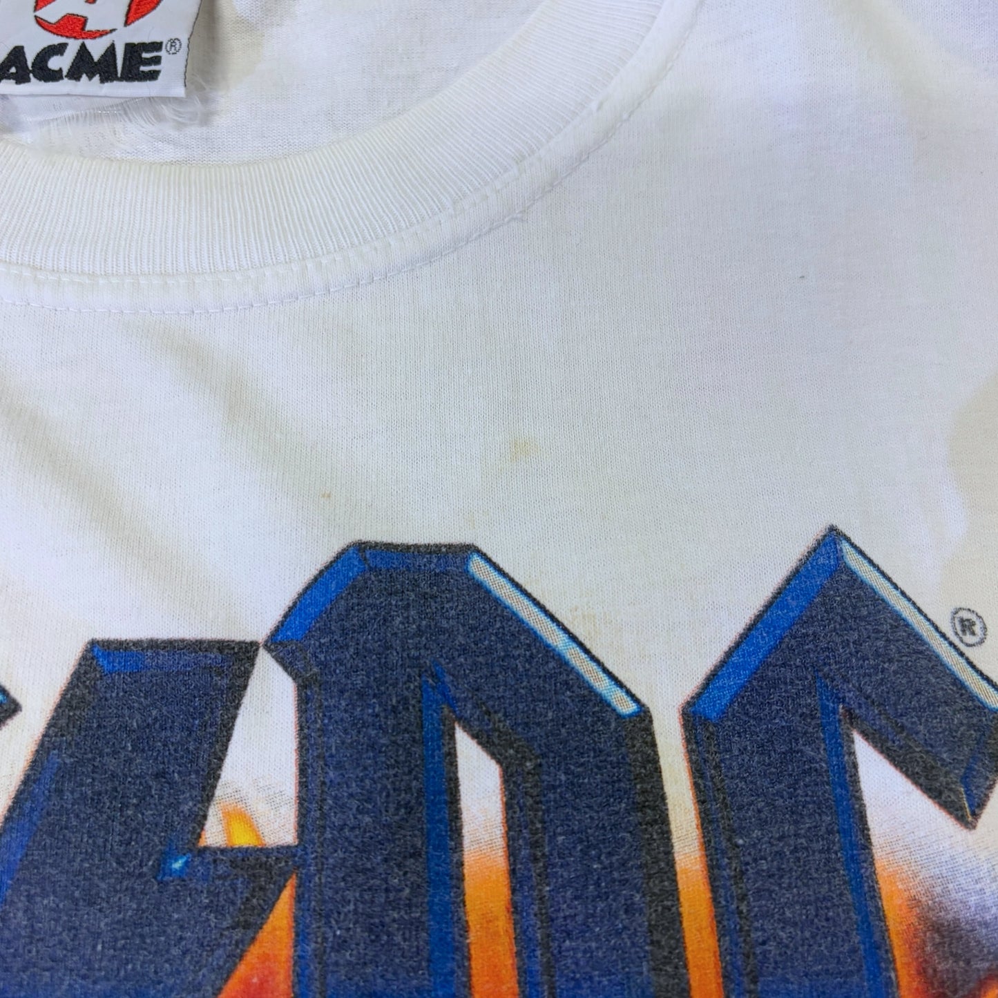 【AC/DC】エーシーディーシー "STIFF UPPER LIP TOUR 2001" Tシャツ XL相当