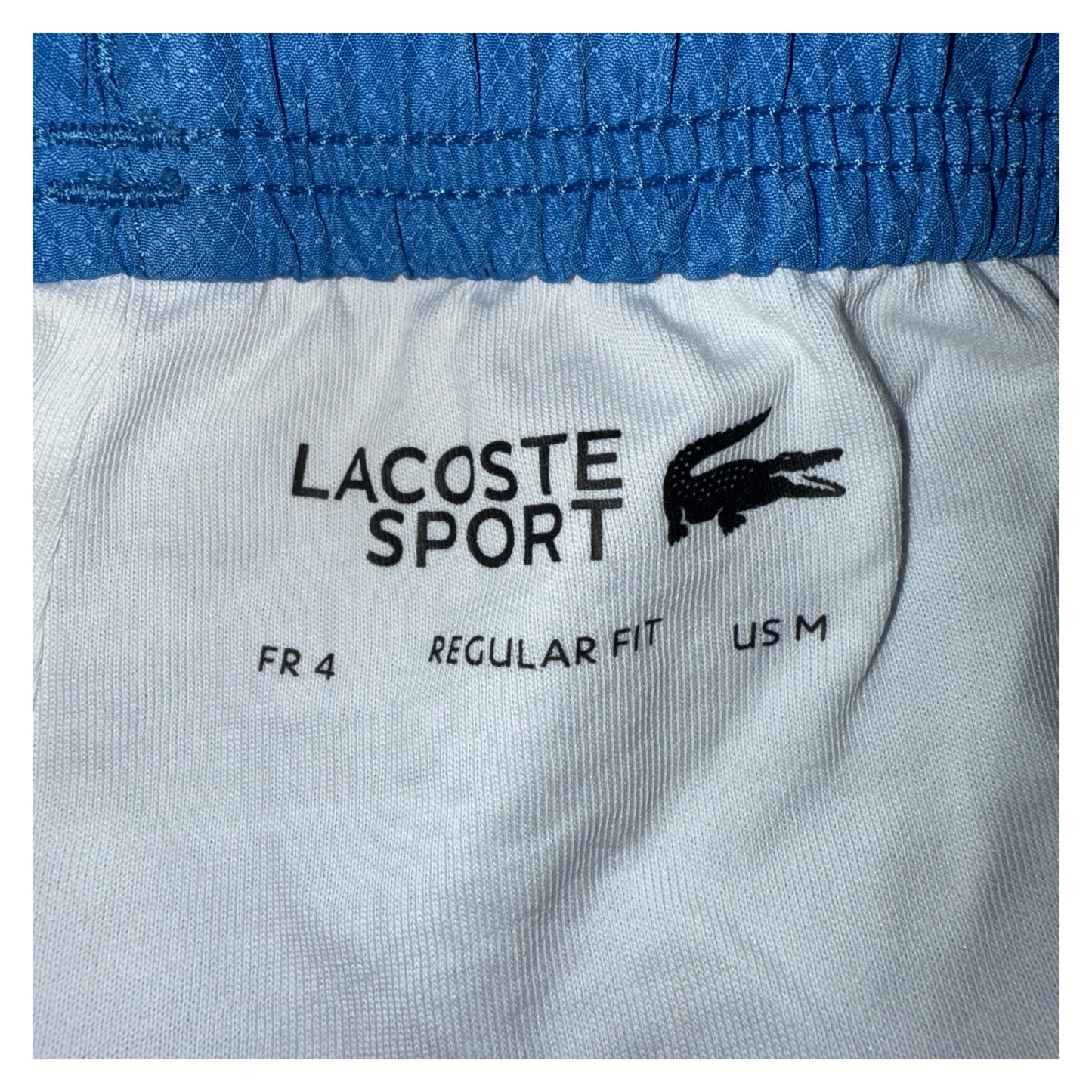 LACOSTE Checkered Taped Tennis Track Pants