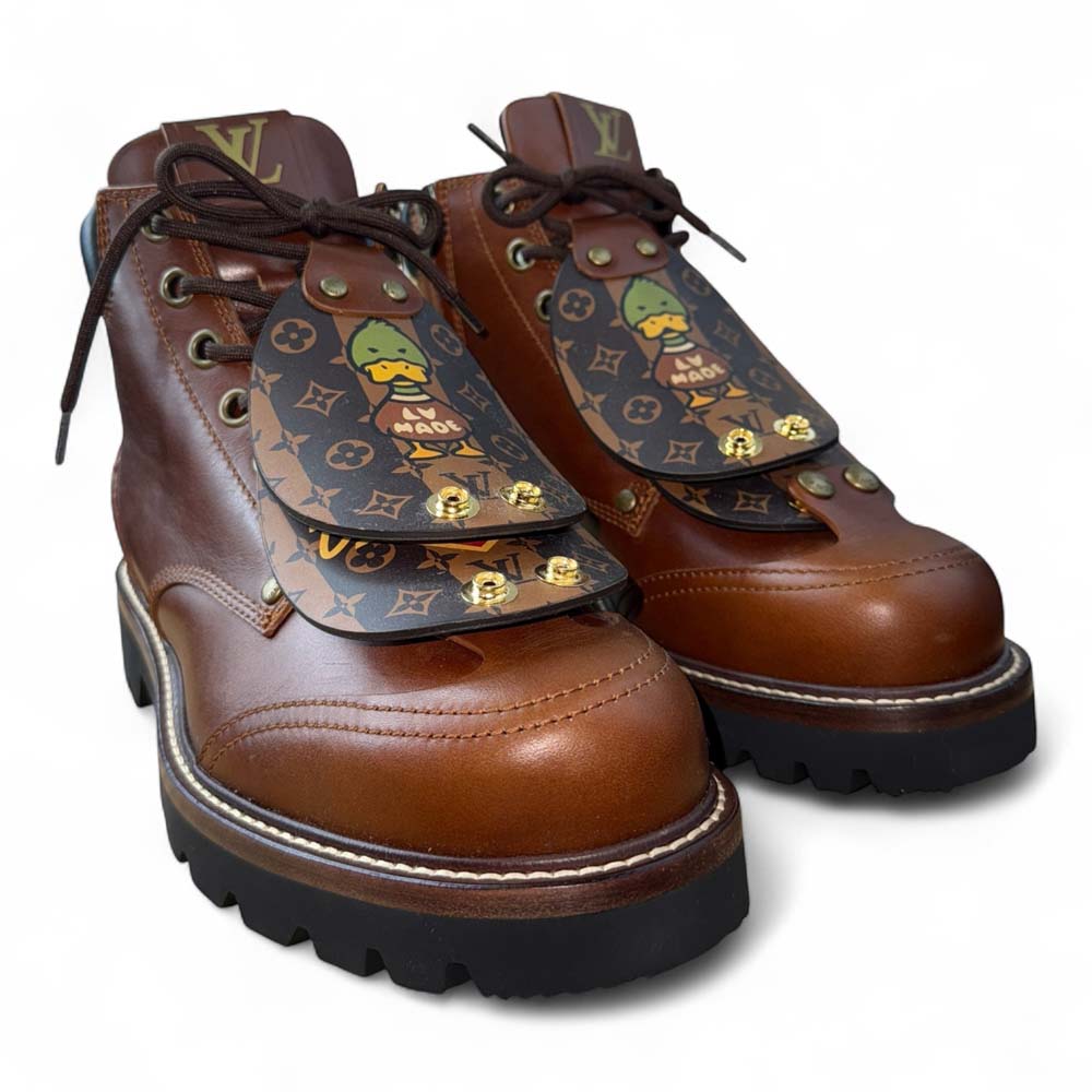 [LOUIS VITTON x NIGO] Louis Vuitton Oberkampf Line Ankle Boots UK7 1/2