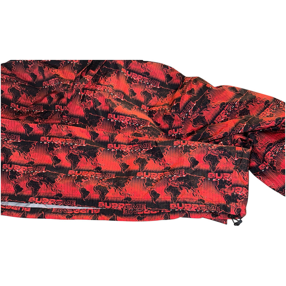 [SUPREME] Supreme 18SS World Famous Taped Hooded Nylon Jacket