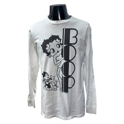 [BETTY BOOP] Betty Boop 90's Vintage Long Sleeve T-Shirt