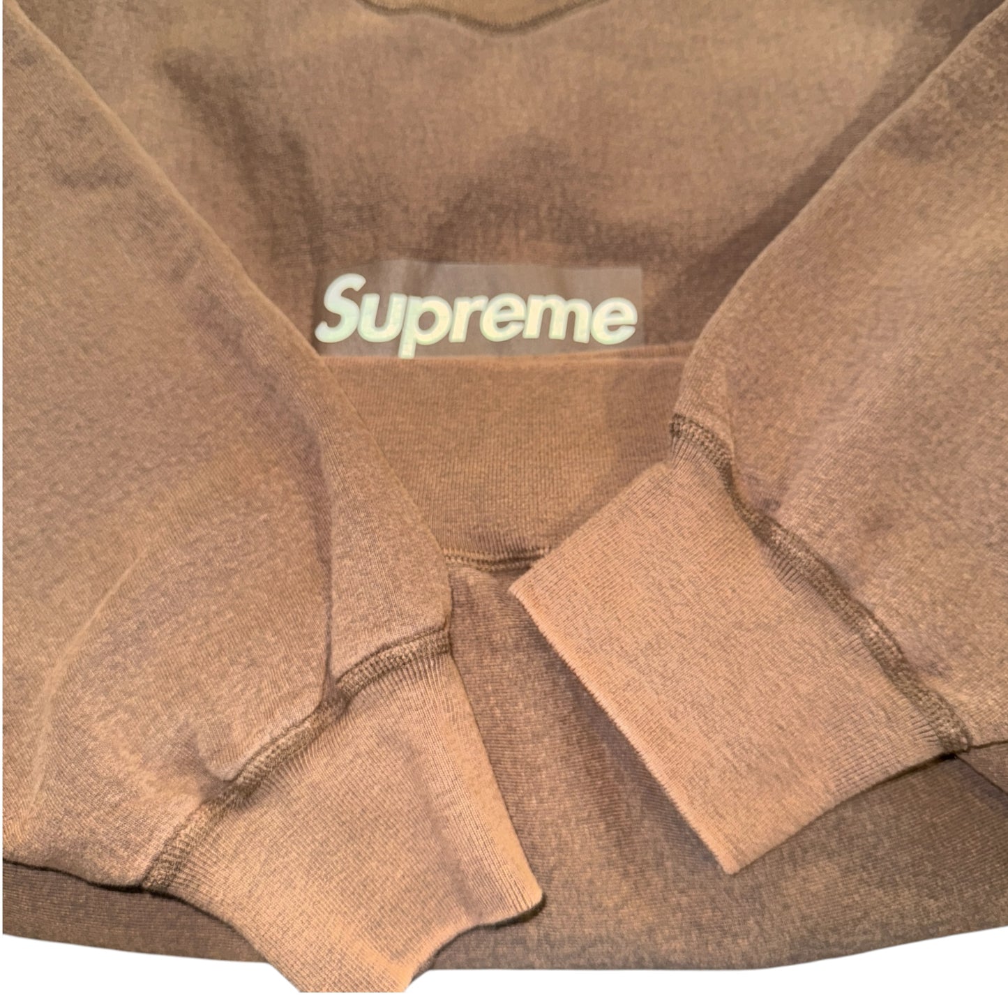 [SUPREME] Supreme Washed Box Logo Crewneck