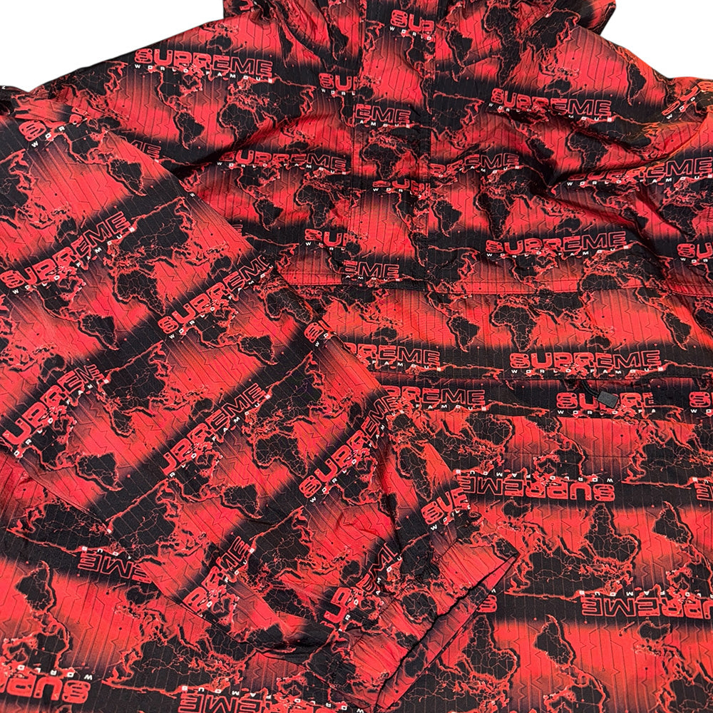 [SUPREME] Supreme 18SS World Famous Taped Hooded Nylon Jacket