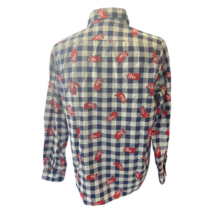 A BATHING APE Classic Crown Check Shirt (Size XL)