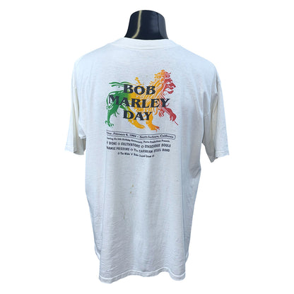 [BOB MARLEY] Bob Marley 50th Anniversary Vintage T-shirt XL