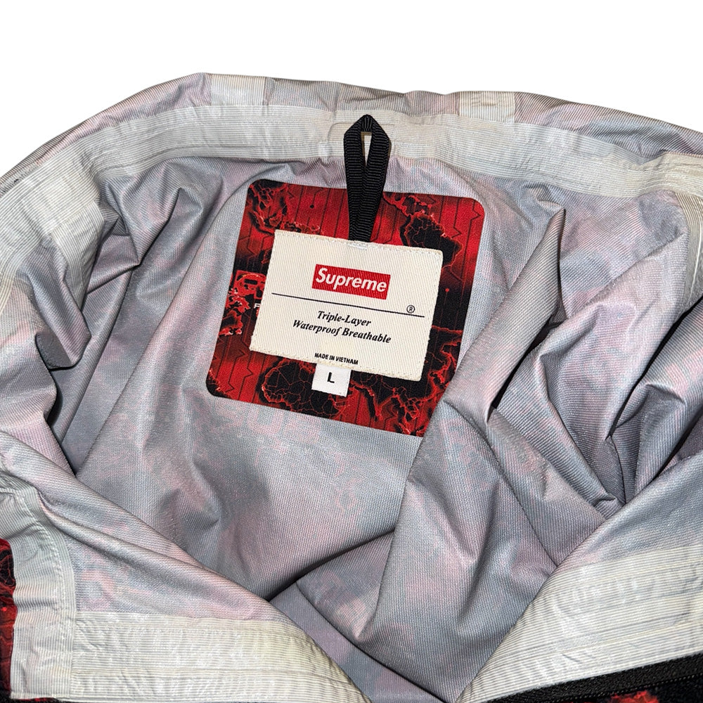[SUPREME] Supreme 18SS World Famous Taped Hooded Nylon Jacket
