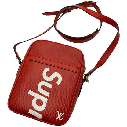 【LOUIS VUITTON×SUPREME】ルイヴィトン シュプリーム ダヌーブPM ショルダーバッグ M53417 レッド ホワイト