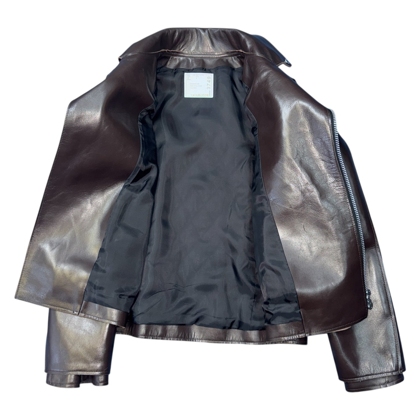 [sacai] Sacai Leather Jacket, Brown, Size 2