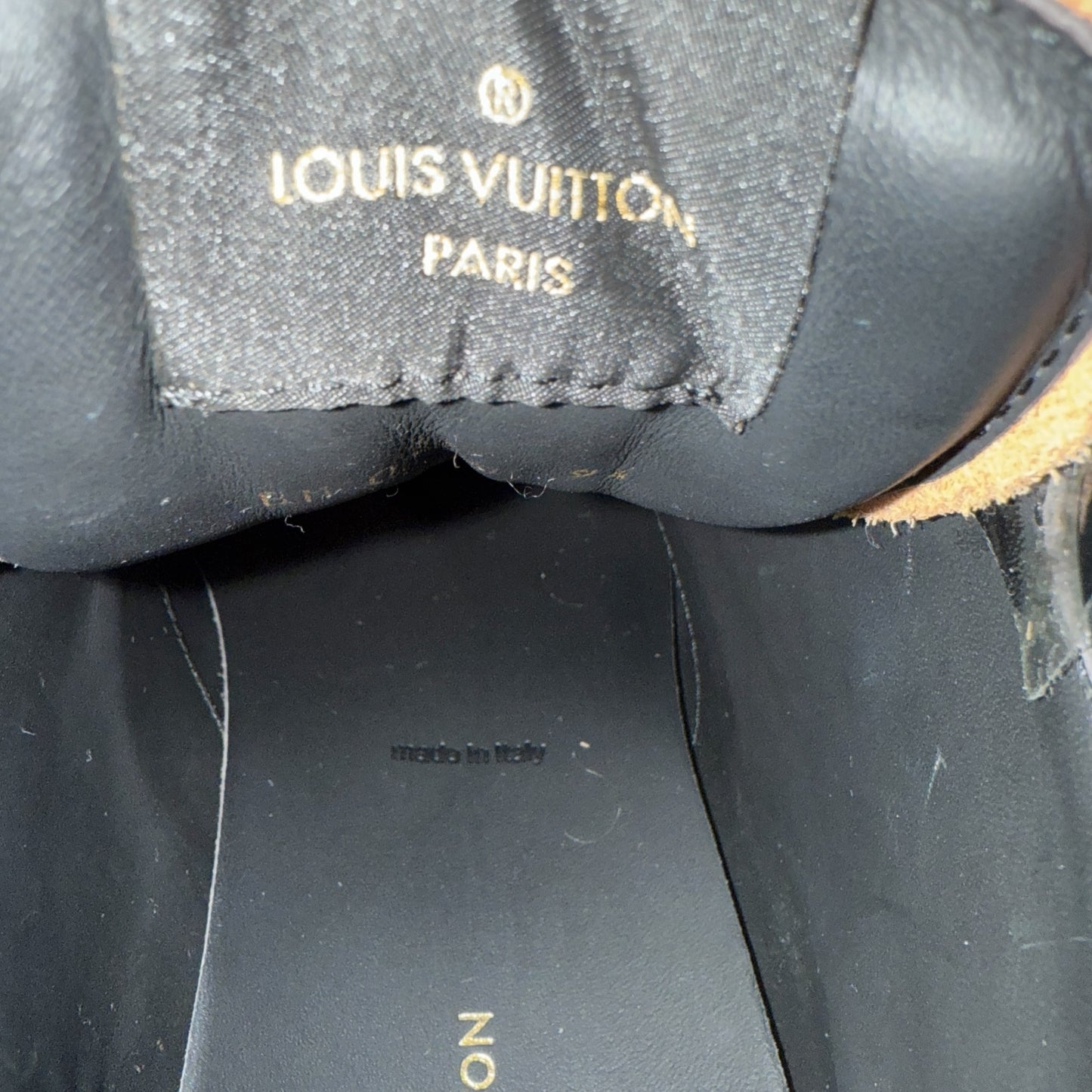 [LOUIS VUITTON] Louis Vuitton Oberkampf Line Ankle Boots